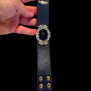 Plunder Blue Rhinestone Stone Bracelet NWOT